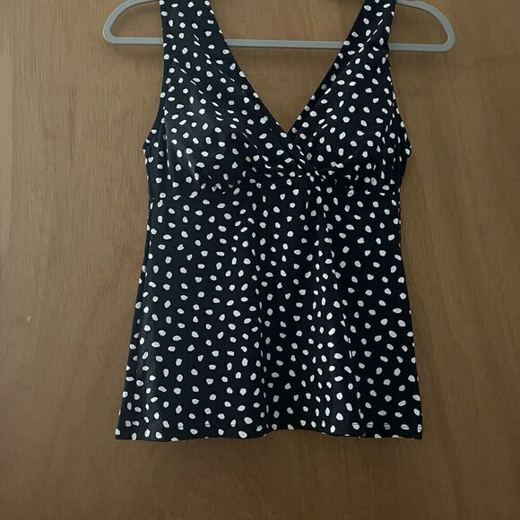 Land's End One Piece Swimtop Full Support Size 6D - Picture 4 of 14